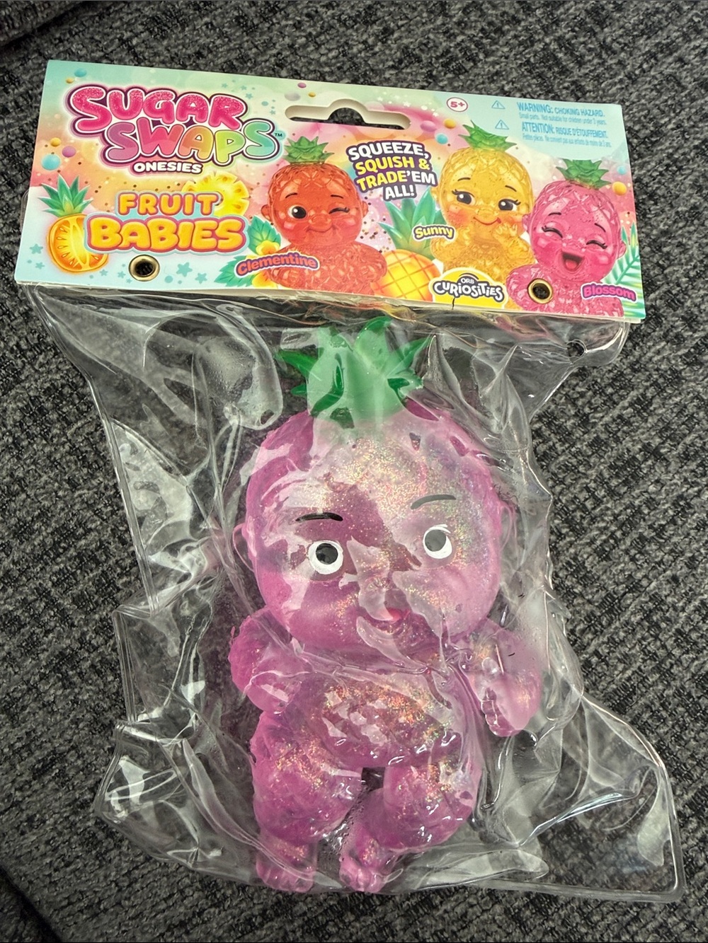 BNIB ORB Curiosities Sugar Swaps Onesies, Fruit Babies, Pineapple Blossom